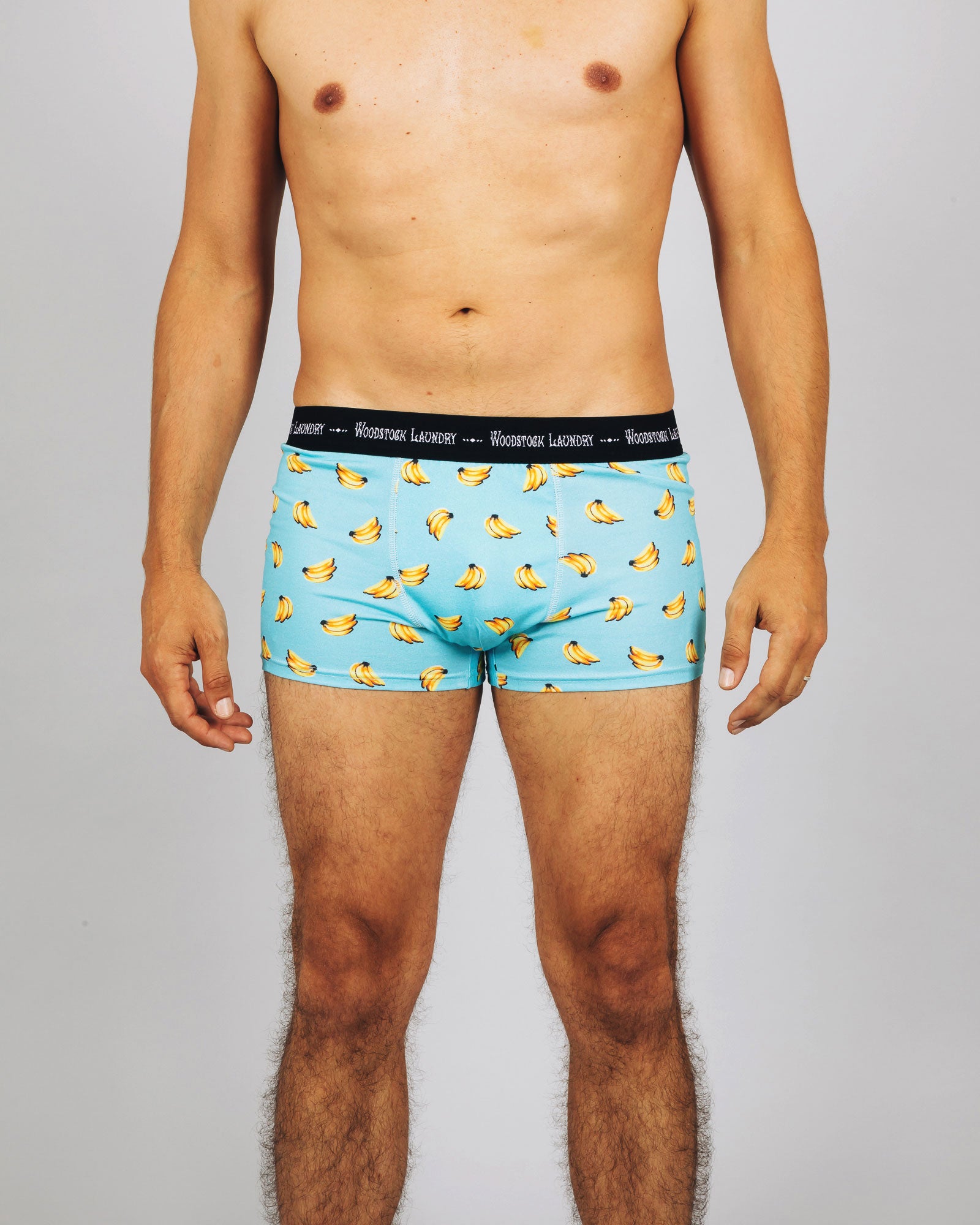 4-Pack Happy Bananas Cotton Stretch Boxer Briefs