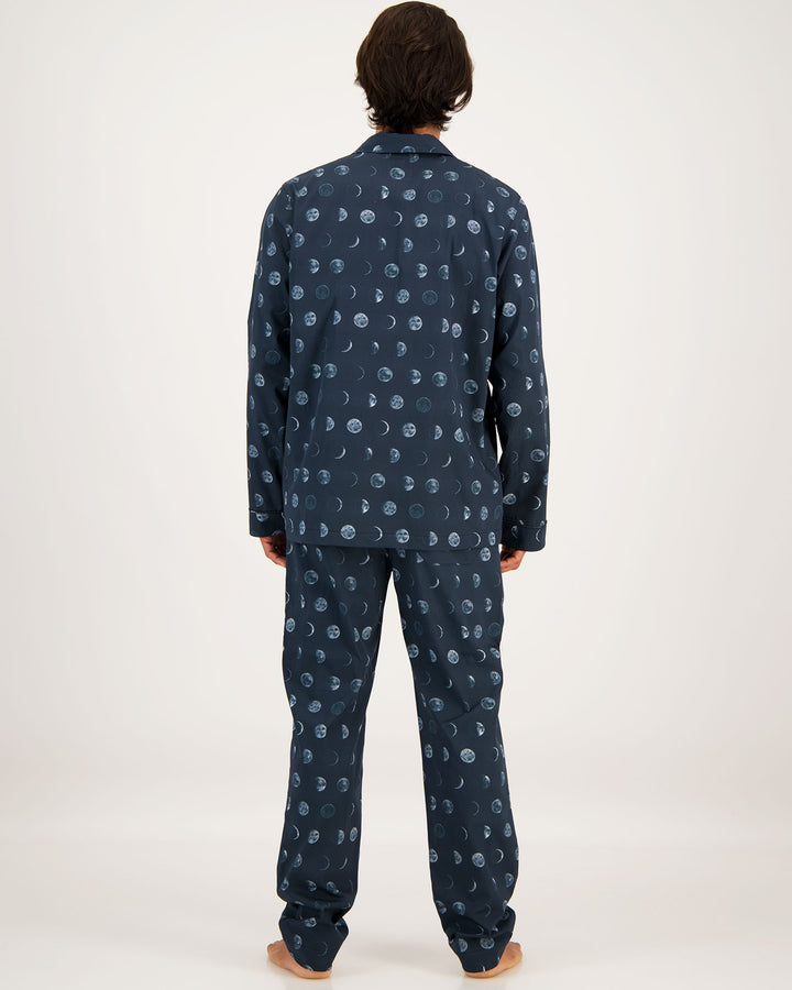 Mens Long Pyjamas Moons