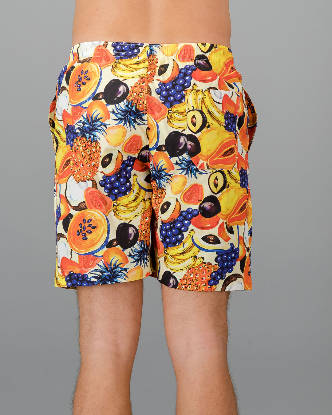 Mens Lounge Shorts Tuti Fruti Back - Woodstock Laundry