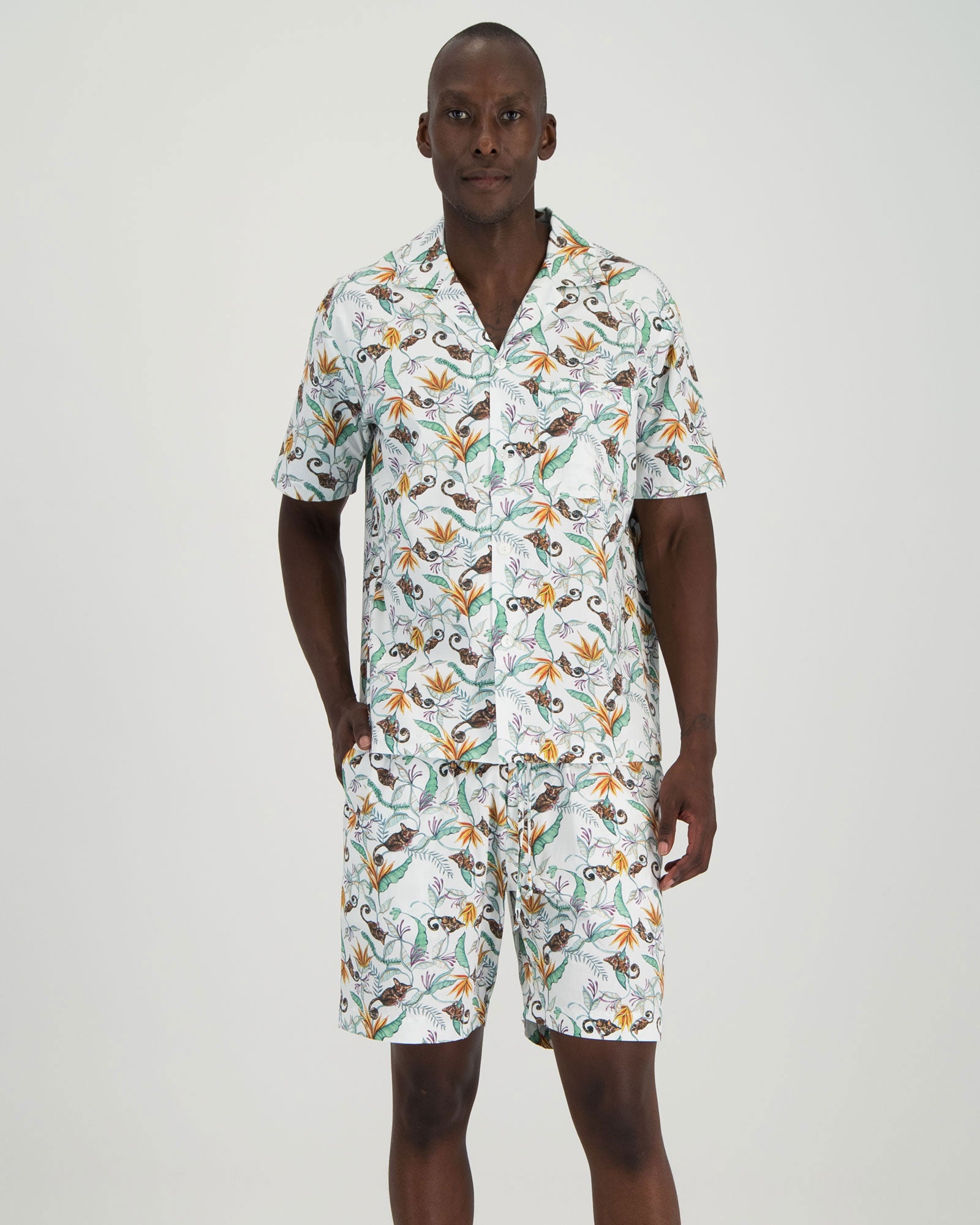 Mens cotton short on sale pyjamas