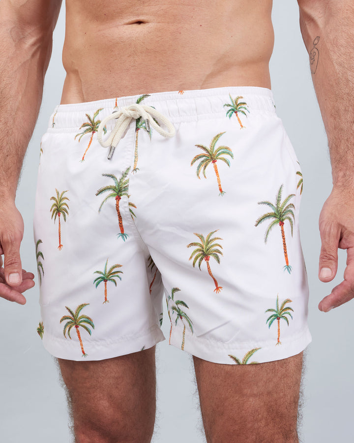 Mens Swim Shorts Palm Beach Front - Woodstock Laundry