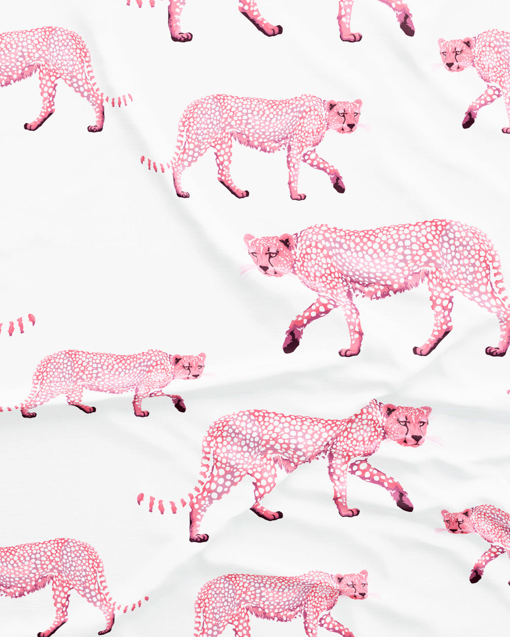 Pink Cheetahs Pattern Detail -Woodstock Laundry