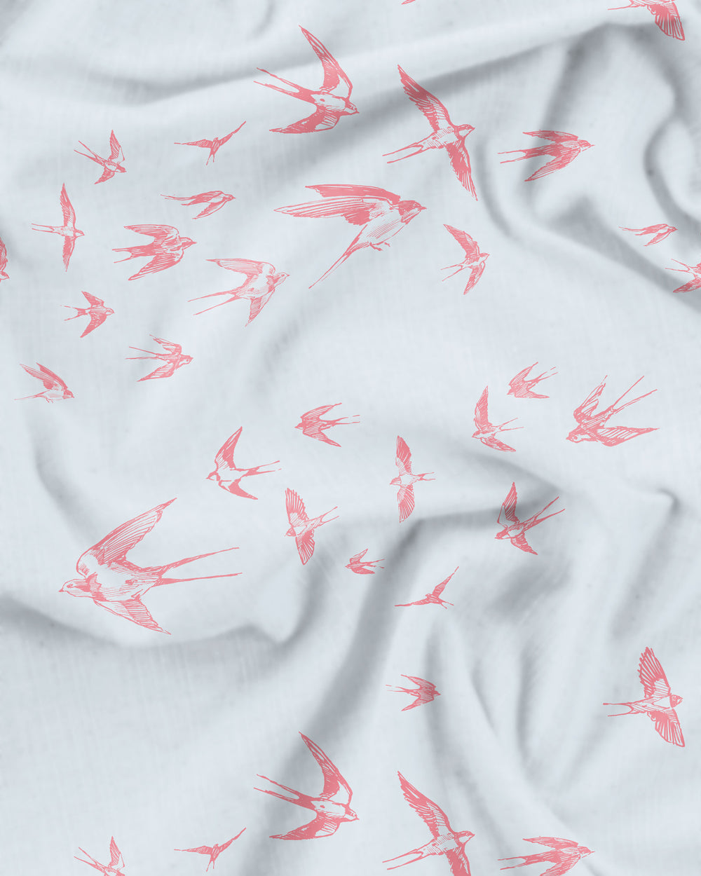 Swallows Pattern Detail - Woodstock Laundry