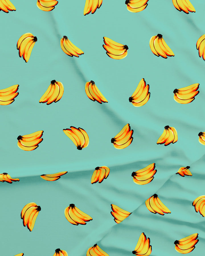 Bananas pattern Detail - Woodstock Laundry