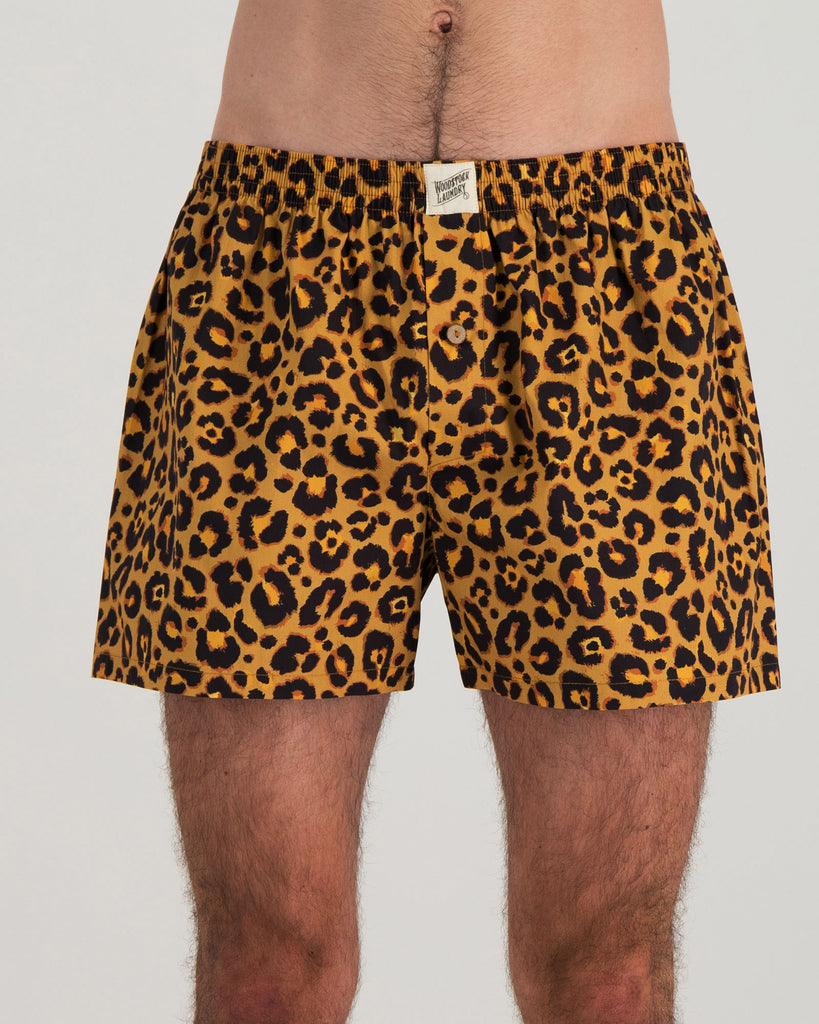 Leopard print shorts on sale mens