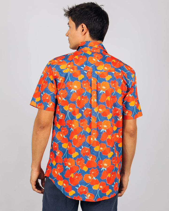 Mens Holiday Shirt Empire Back - Woodstock Laundry