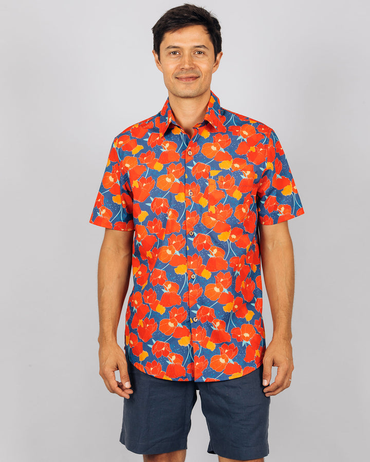 Mens Holiday Shirt Empire Front - Woodstock Laundry