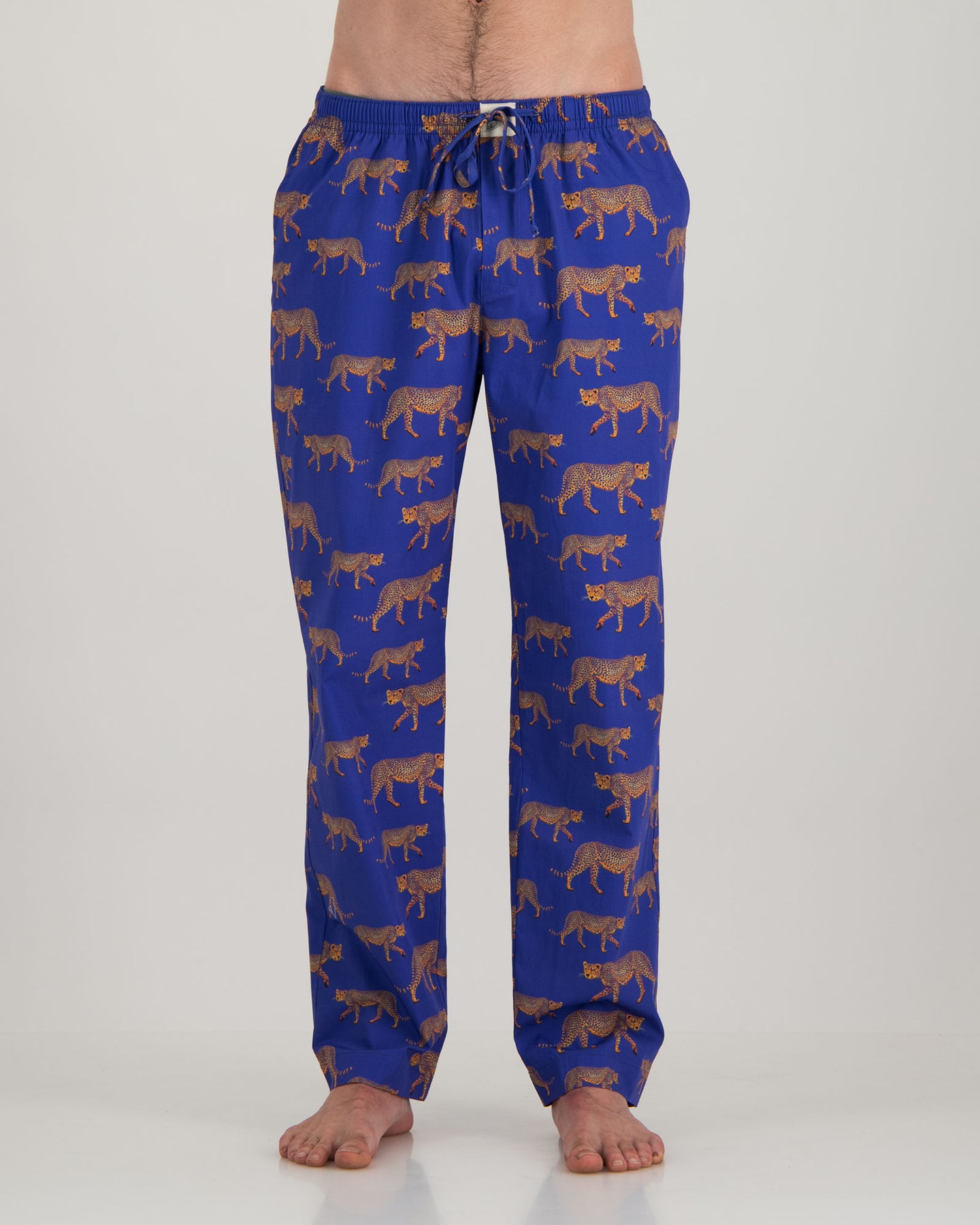 Shop Mens Lounge Pants - Blue Cheetahs  Woodstock Laundry – Woodstock  Laundry SA