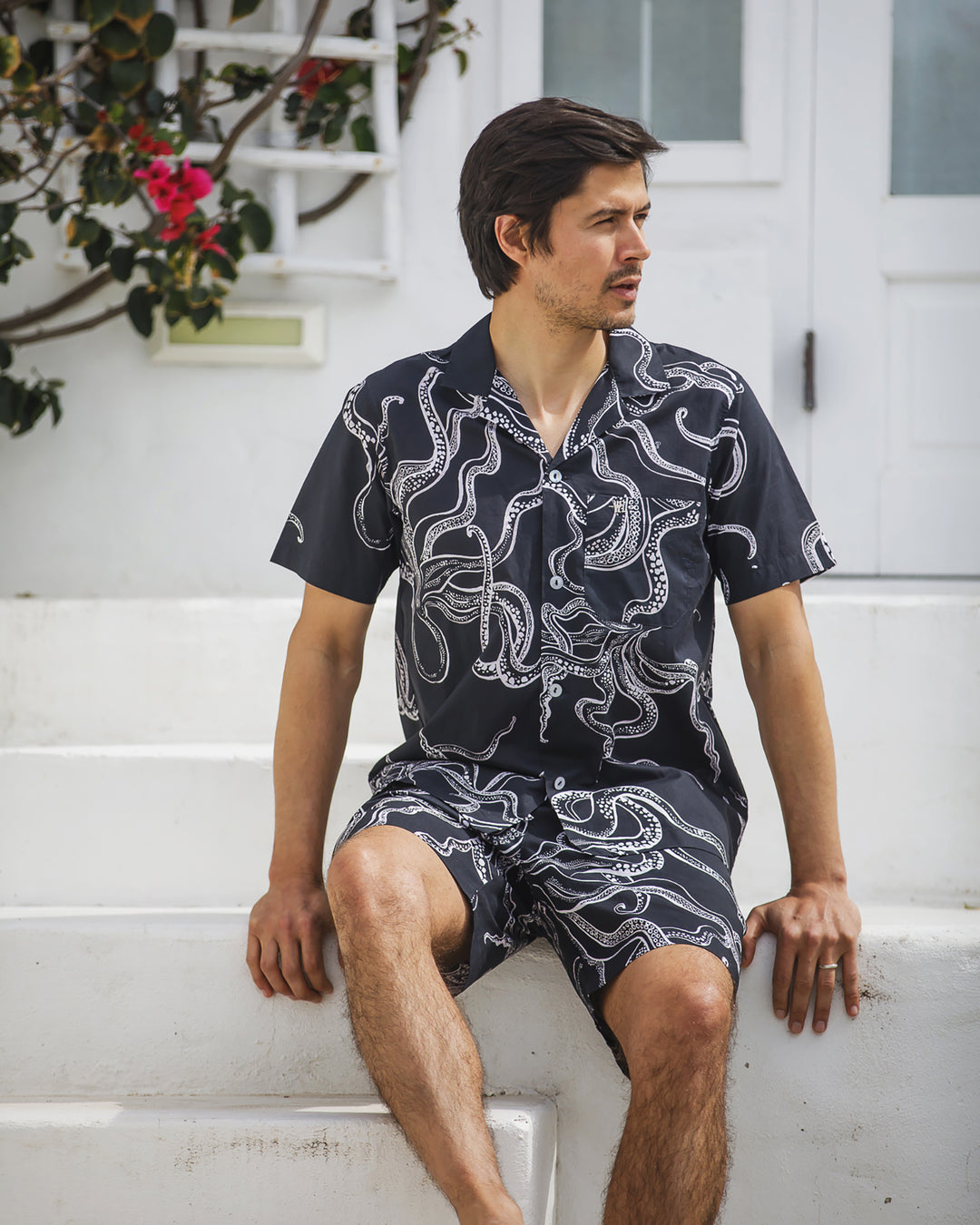orSlow Hawaiian Shirt, Turtle Print